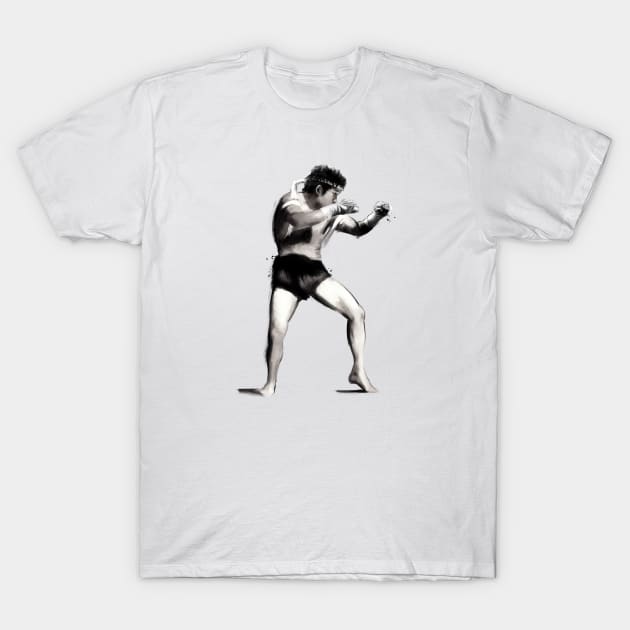 Muay Thai Fighter T-Shirt by ILYOart